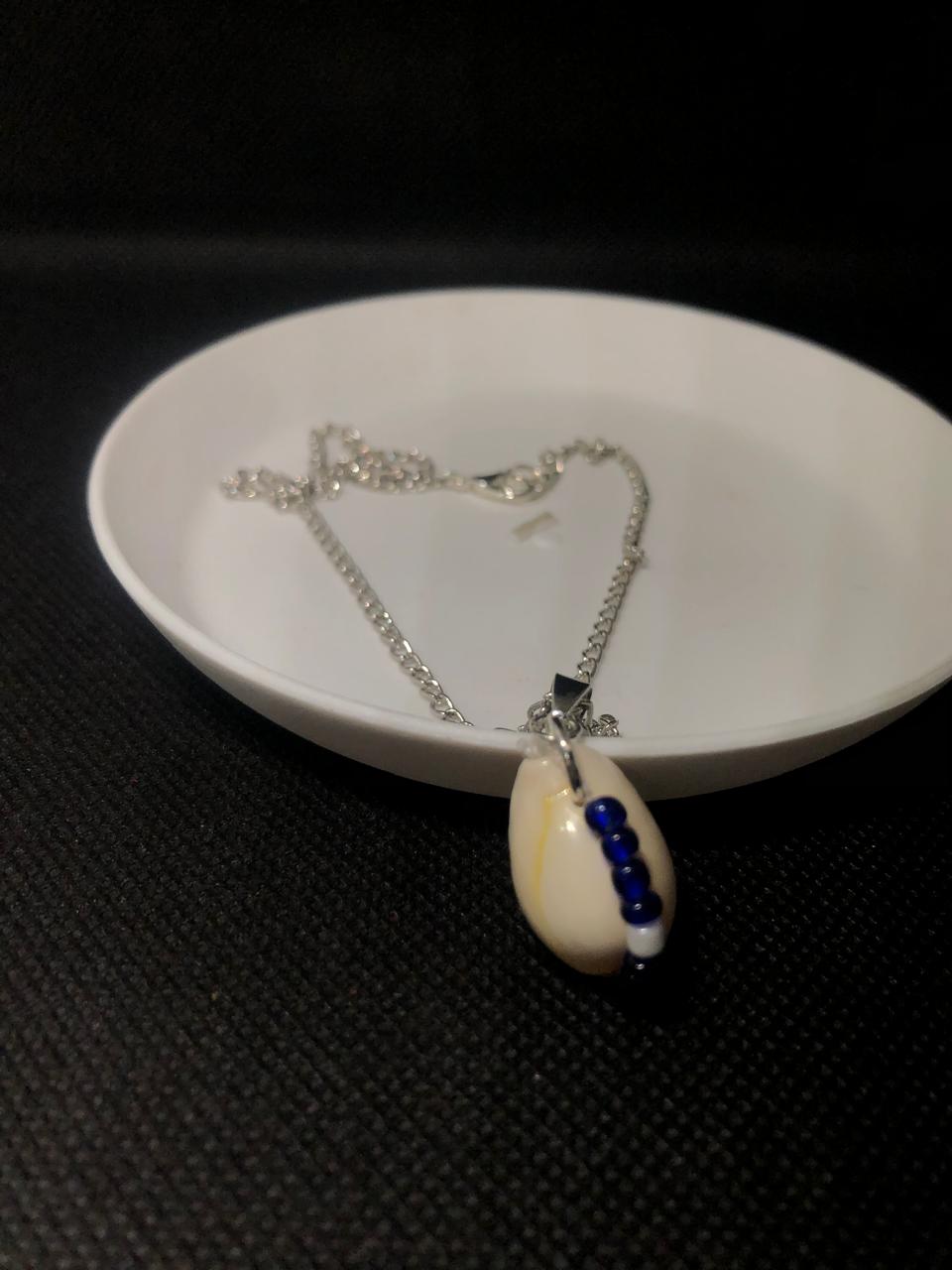 cowrie shell pendant chain